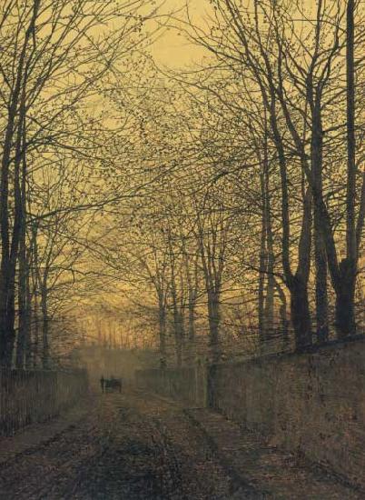 Atkinson Grimshaw October Gold oil painting picture